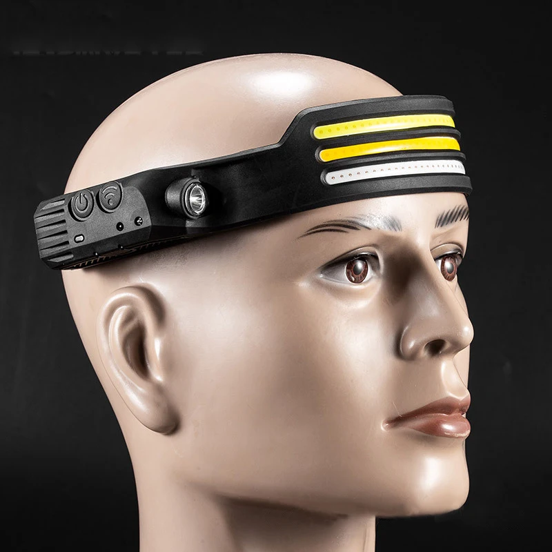 Новый дизайн usb-портами и светодиодным индикатором Rechargeable8 режимов движения сенсор с Индукционным Кемпинг 50 индивидуальный логотип аккумуляторная батарея из АБС-пластика