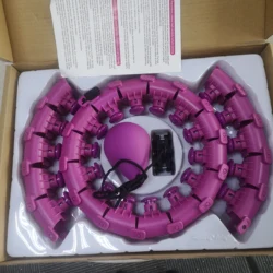 Домашнее фитнес-оборудование hula обручи новый дизайн съемное кольцо hula с мячом для упражнений не будет падать интеллектуальная петля hula