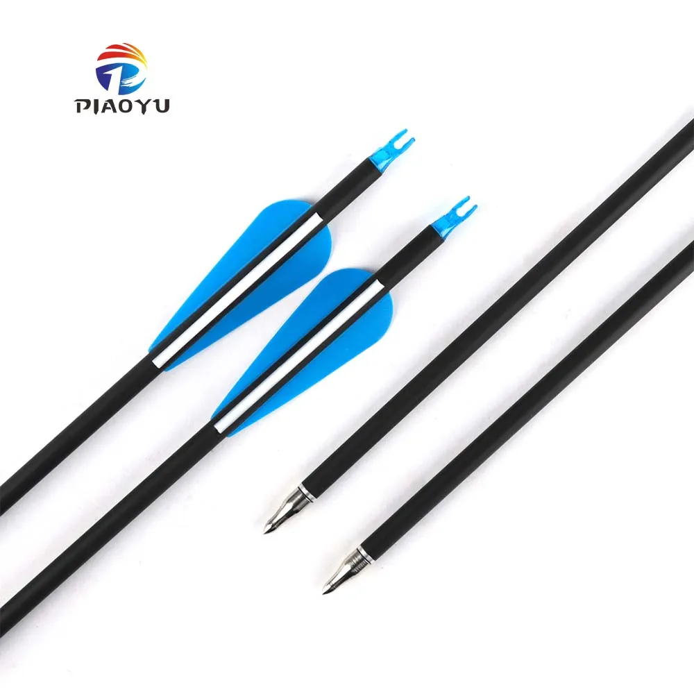 PIAOYU Professional  Powerful Removable Arrow Heads Bows And Arrows For Hunting Carbon Arrows