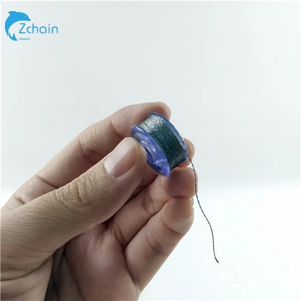 Free Sample 316 stainless steel filament electrically conductive elastic yarn Metal Conductive Sew Thread  Pure Metal Yarn