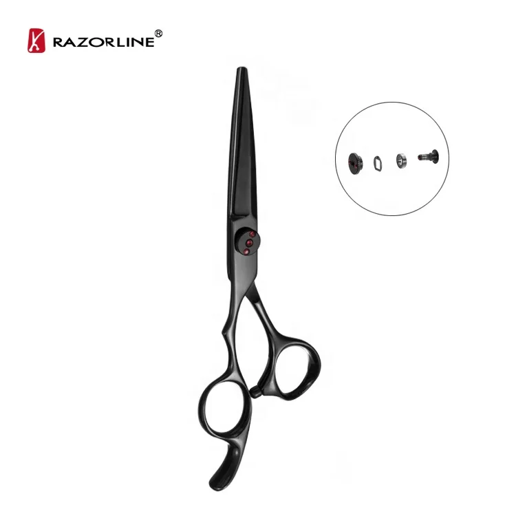 Razorline CK72BL профессиональные ножницы для волос с титановым покрытием парикмахерские из нержавеющей стали