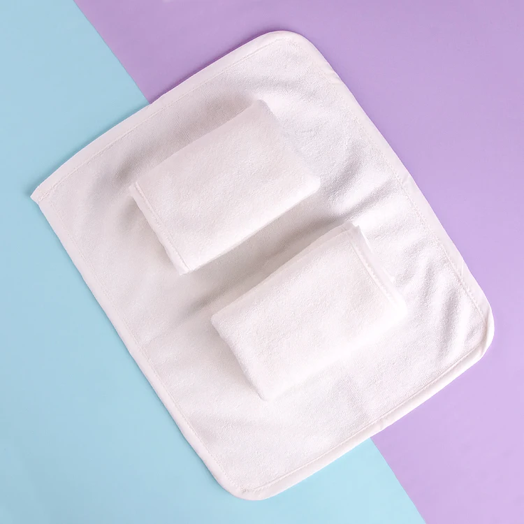 Best selling Square Shape Soft  Bamboo Terry Face Towel