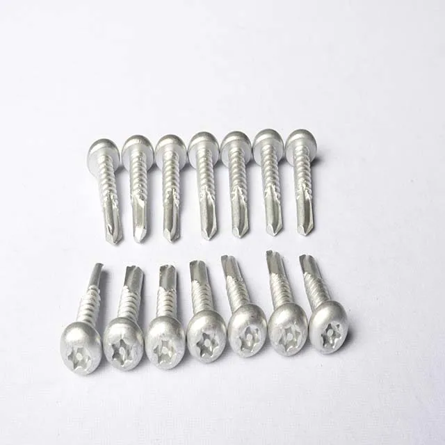 Шестигранный металлический самосверлильный Tek винтовой кровельный класс 3/4/B8 оцинкованные SDS гвозди