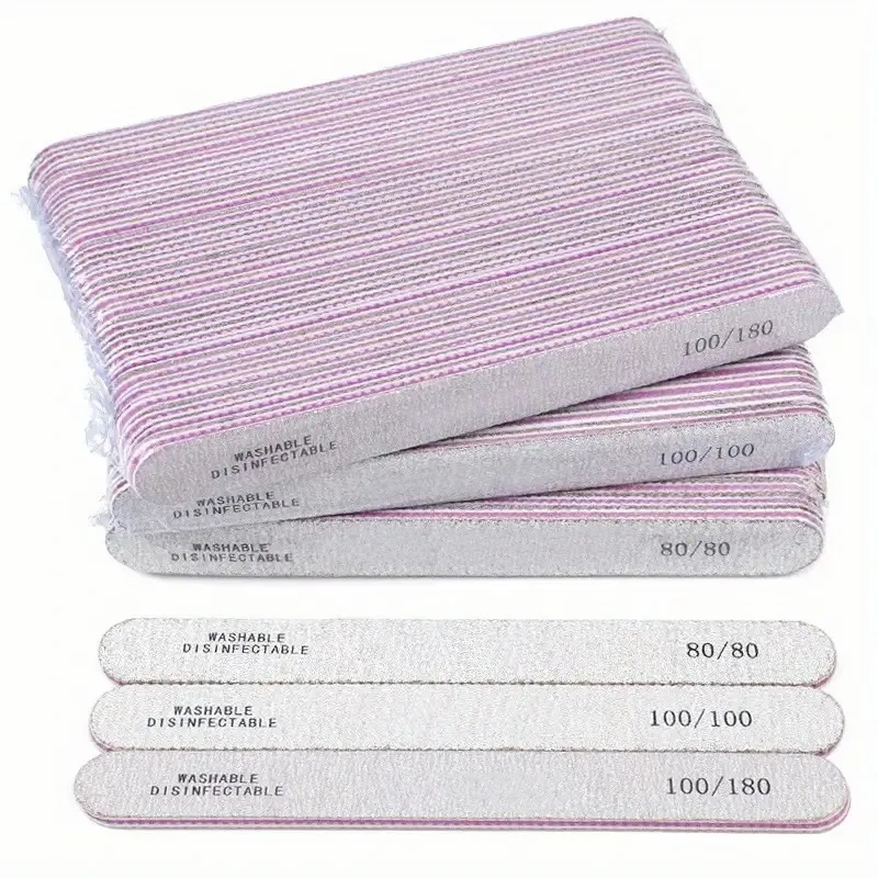 Wholesale Emery Board Nail Files 100 180 240 Grit Nail Tools File Strip Nail File Manufacturer