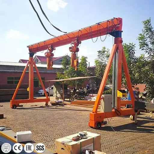 High performance 5 ton capacity workshop portal gantry crane for sale