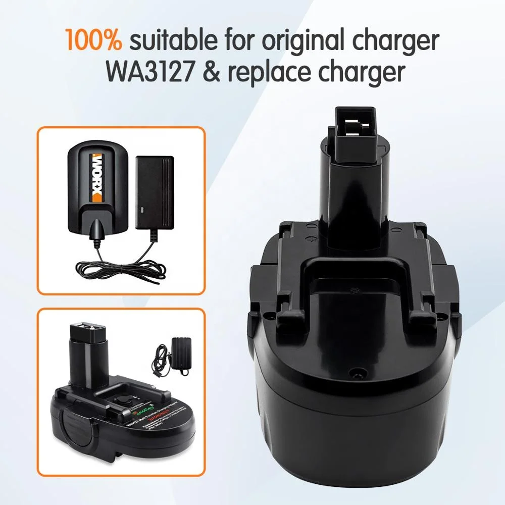
18V 3600mAh Replacement Battery Packs for Worx Electric Drill WG150s, WG250s, WG541, WG900, WG901 