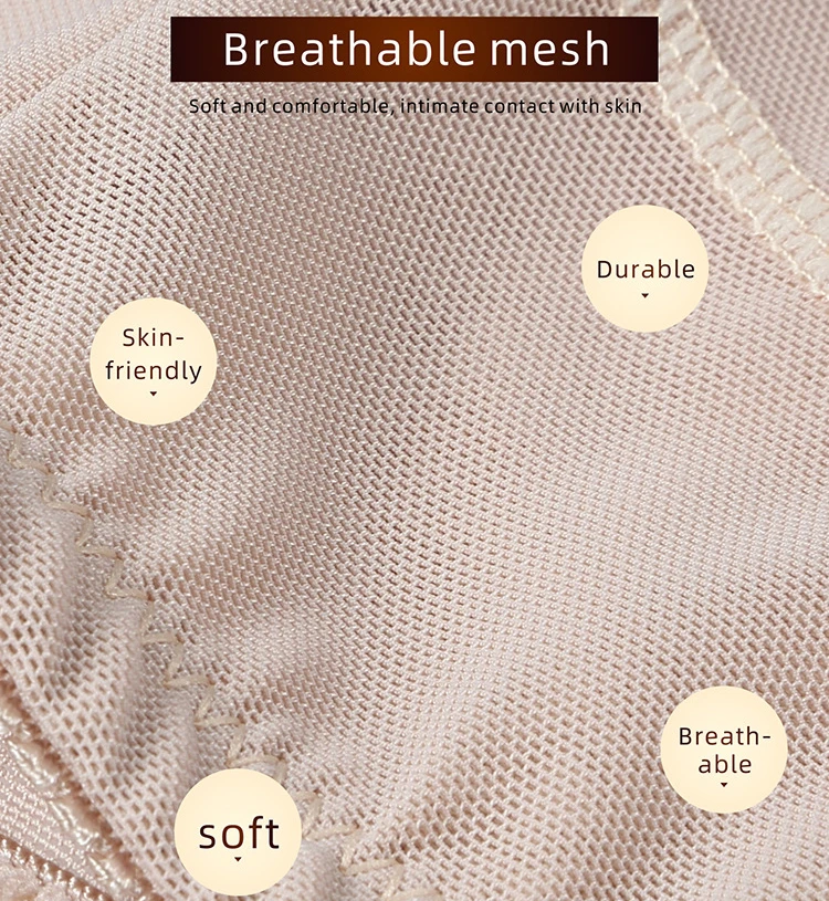 Breathable Open Buttocks Upturned Body Shaper Exposed Buttocks Lace Beautiful Hip Lifting Abdomen Control Slimming Panties