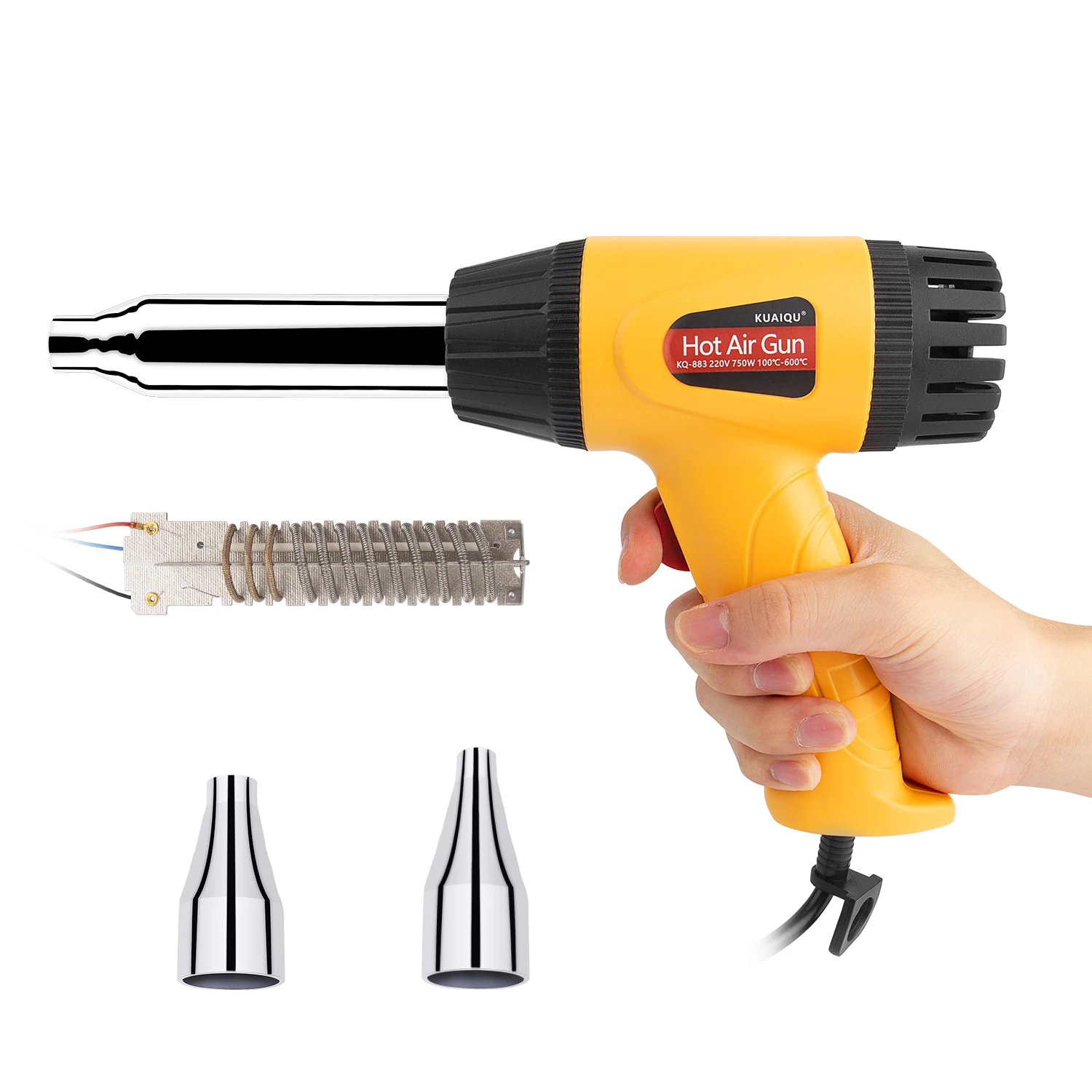 Customized Logo Portable 750w 220V Mobile Repair With Heating Core Tuyere Adjustable Electric Hot Air Gun Tools