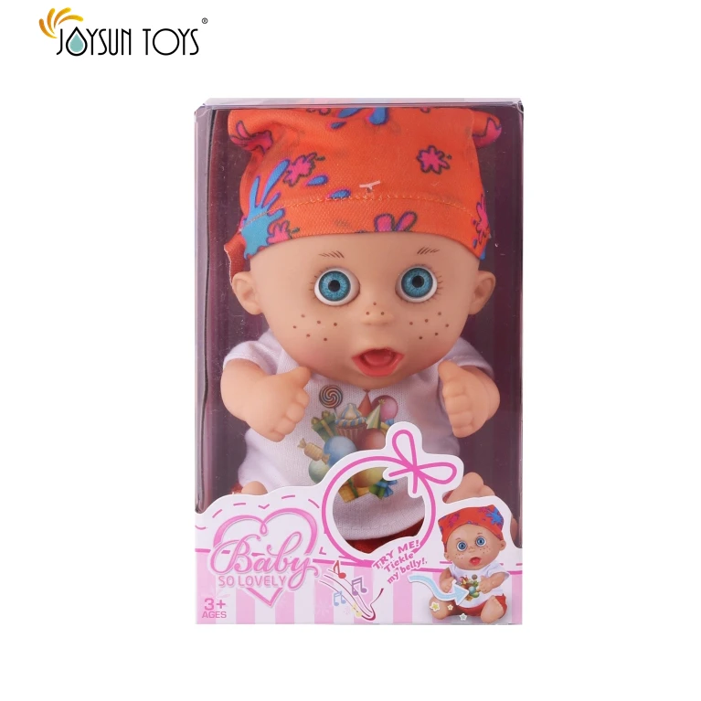 Cheap skinned Doll Baby Silicone  8 Inch  Lifelike Singing Baby Doll Soft Body Musical Baby Dolls