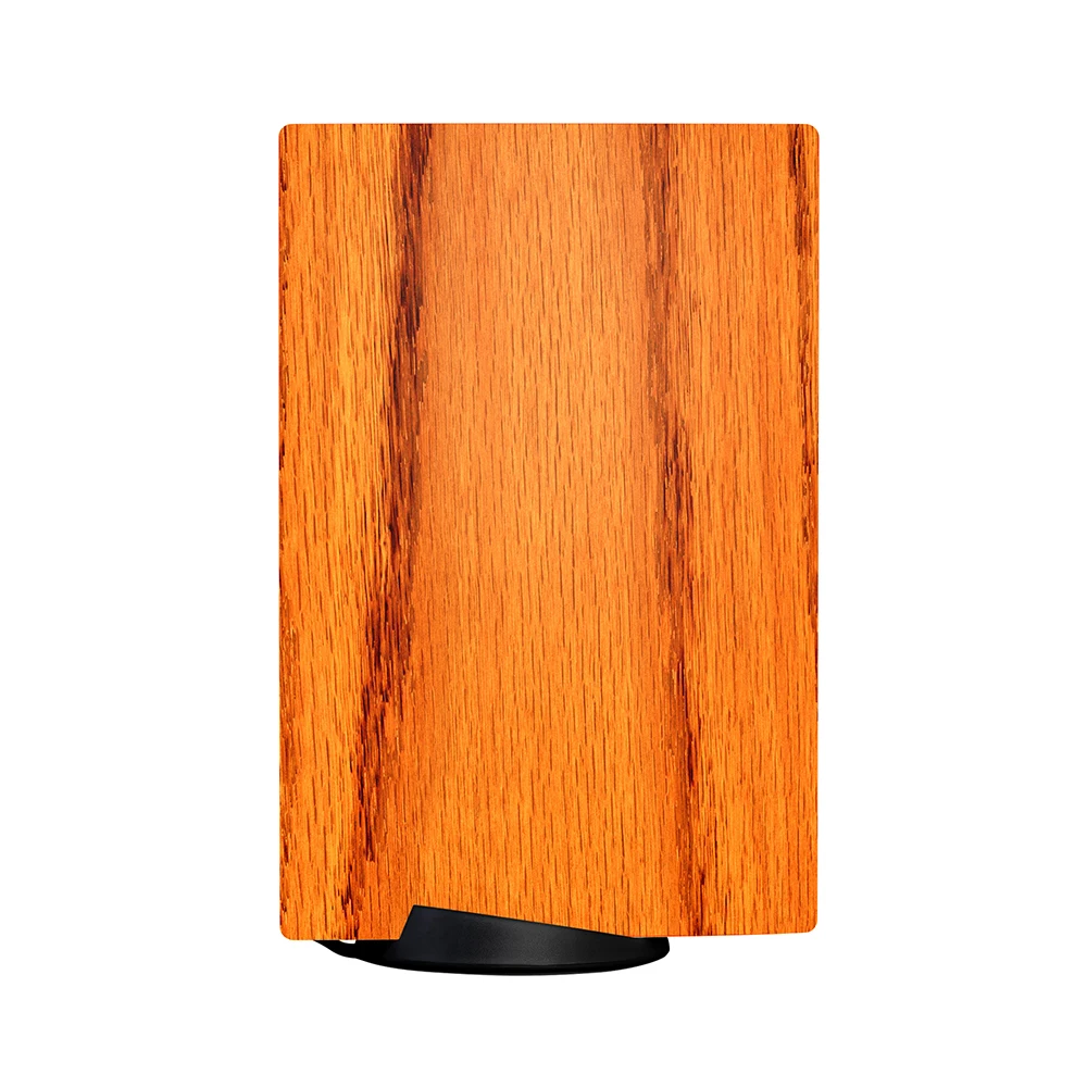 Wood Style Anti Scratch Console Cover For PS5 Disc Edition Replacement Plate Shell for PS5 Console