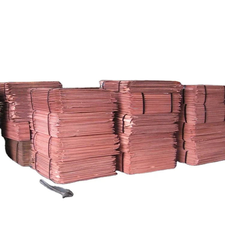Copper Cathode Factory Price Pure Copper Cu Min 99.99% Grade AA AAA T1 T2 T3 C11000 High Purity