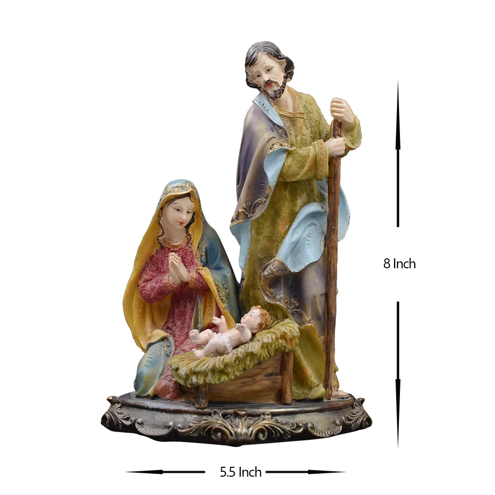 Christmas Gifts catholic virgin mary statues religious Jesus Ornaments home decor