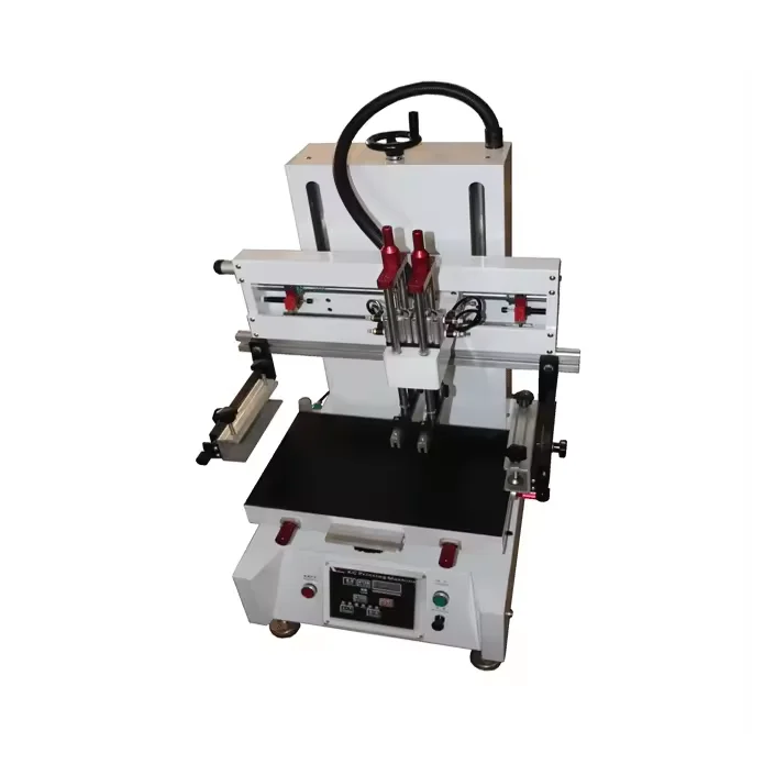 Hot Selling Low-Cost Semi-Automatic Desktop Flat Screen Printer Non-Woven Bags Used Condition Vacuum Workbench PLC Engine Core