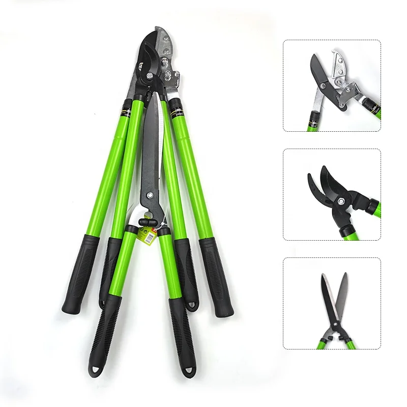 Long Hand Telescopic Fence Pruning Shear Hedge Shear SK5 gardener plant grass flower gardening scissor garden gool