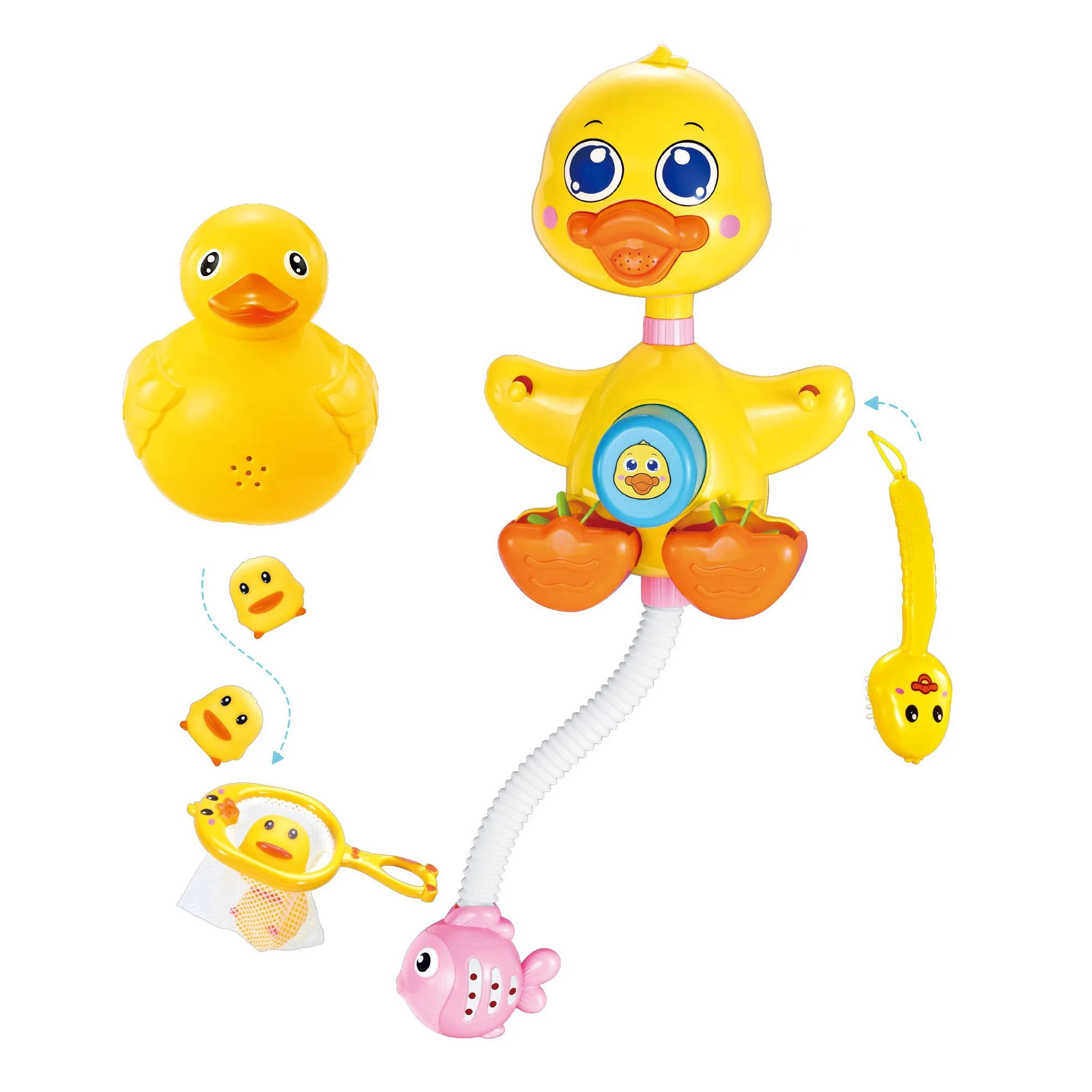 Wholesale Bathroom Spay Water Play Animal Duck Bath Toys For Baby