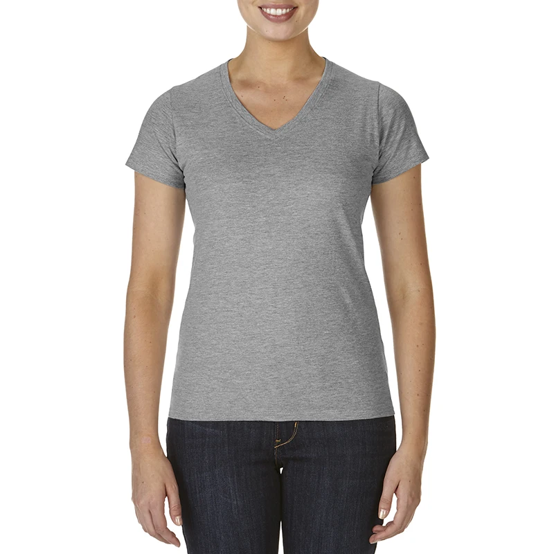 Factory direct price wholesale 100% cotton plain women T shirt