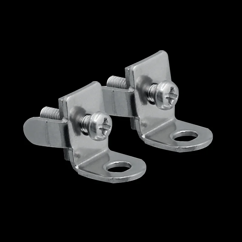 High Quality S Wave Fold Electric Curtain Track Rail Curtain Motor Accessory Stainless Steel End Hook With Double Ring