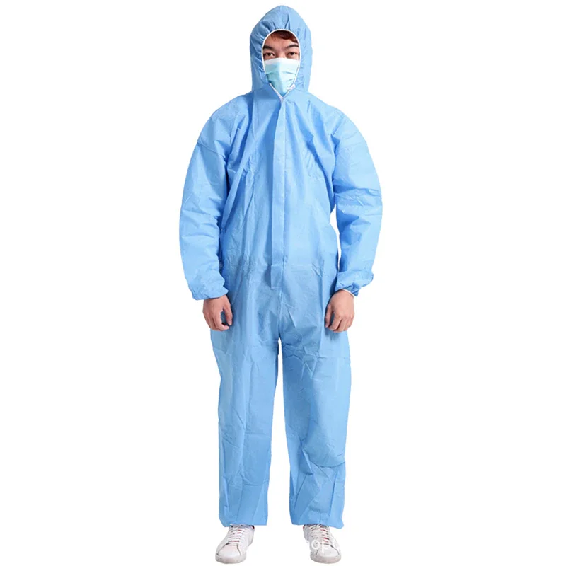 Non woven PP protection coverall with hood