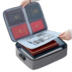 Wholesale Closure Zipper Filing Bag Portable Document Display Cases