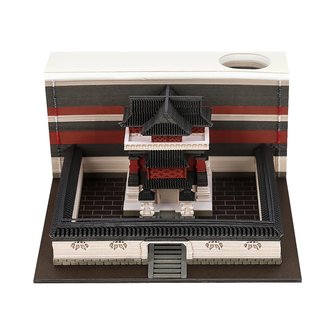 Блокнот для записей Tripitaka объемный блокнот в форме библиотеки с акриловым держателем