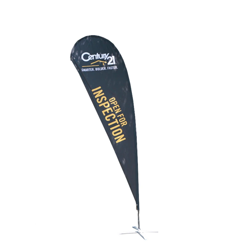 Advertising Exhibition Outdoor Event Feather Flag Teardrop Banner Flying Beach Flag Banner