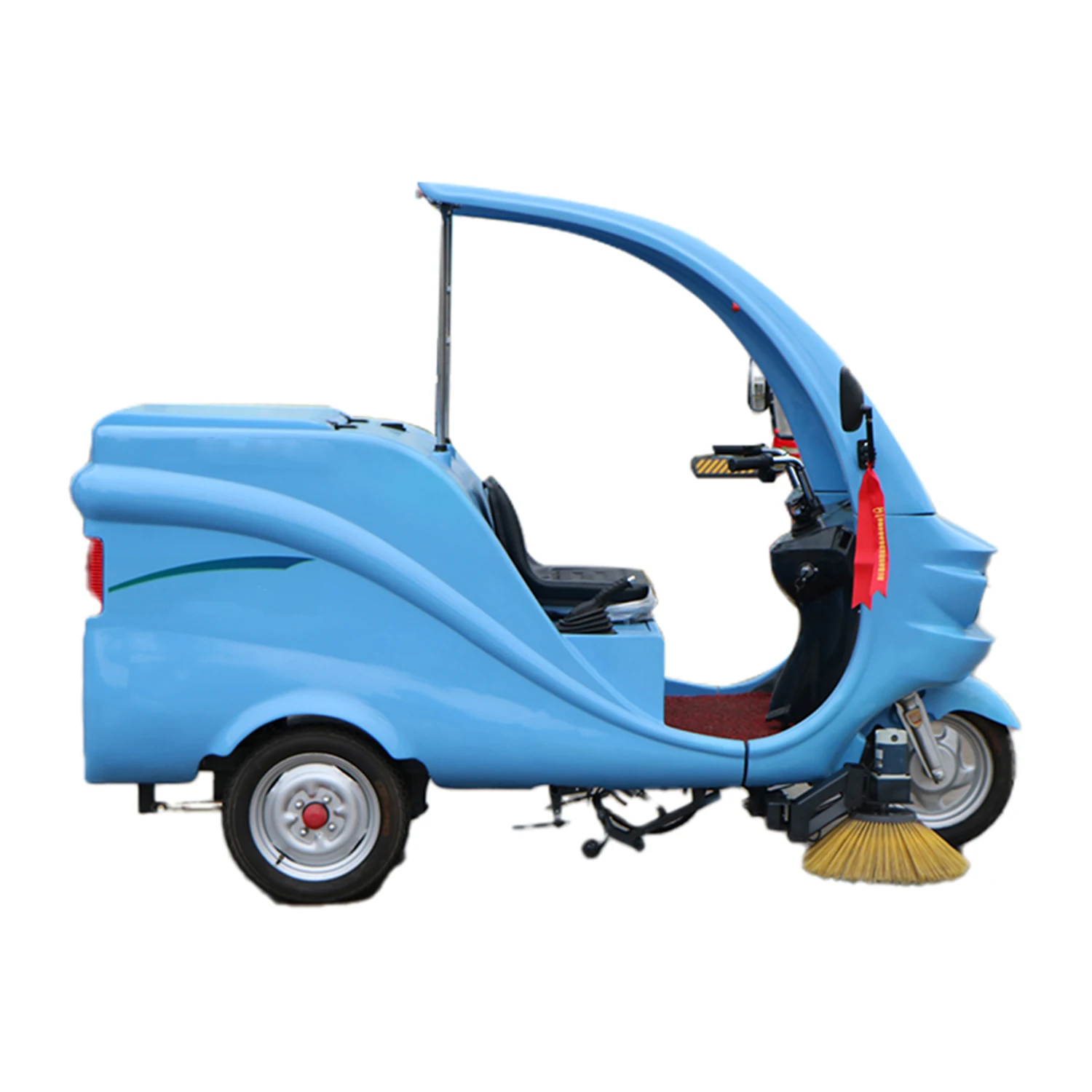 Good Quality Four Wheel Floor Cleaner Machine Sweeper Electric Road Protector