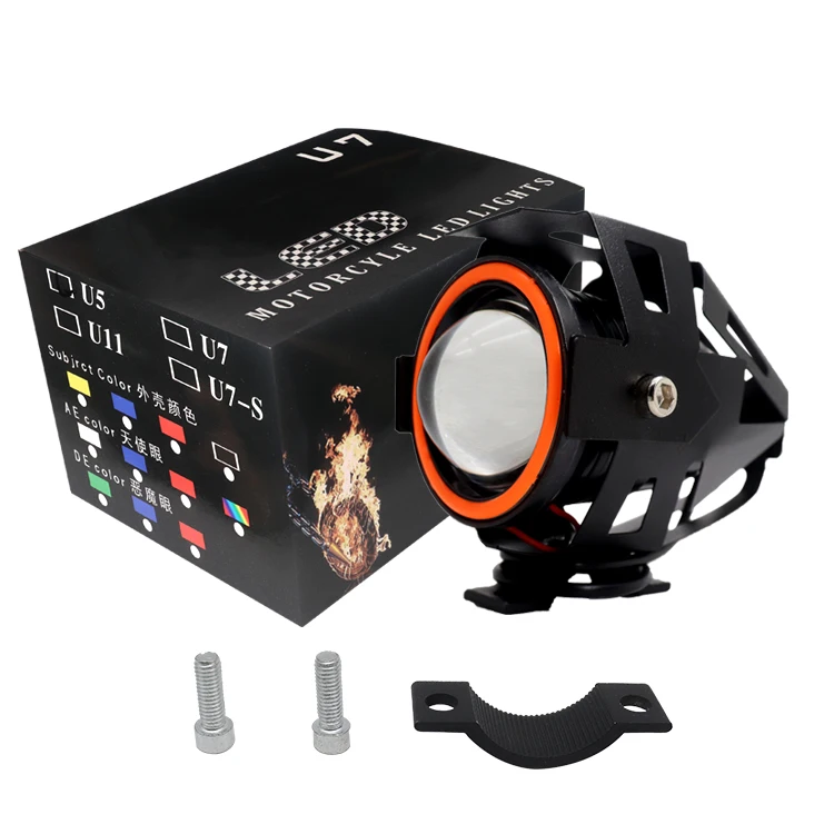 auto lighting systems U5 U7 LED headlights 12v 24v led projector lens spotlight led lights for motorcycle led lights for cars