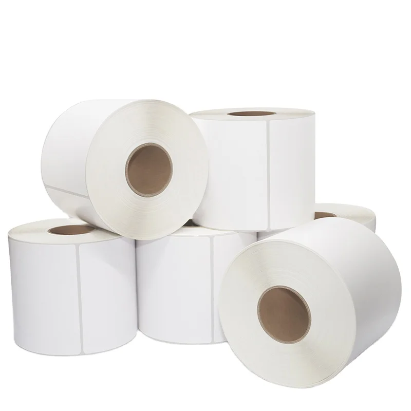 AKO China Brand High Tack Permanent Sticker Labels Customized Self Adhesive Paper Sticker Roll