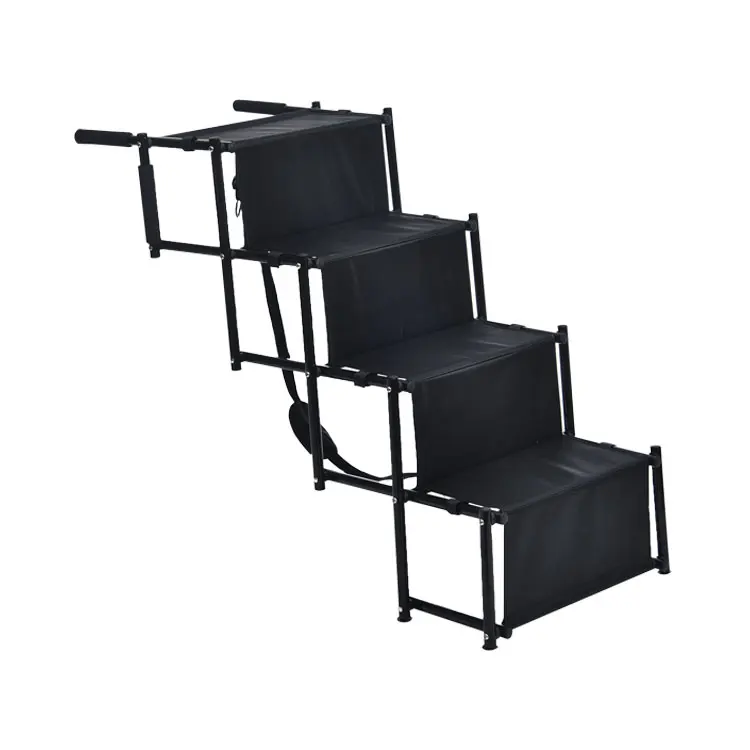 
Made4Pets Stable Upgraded Pet Steps Stairs Ramp Lightweight Portable Metal Frame Dog Foldable Stairs for car 