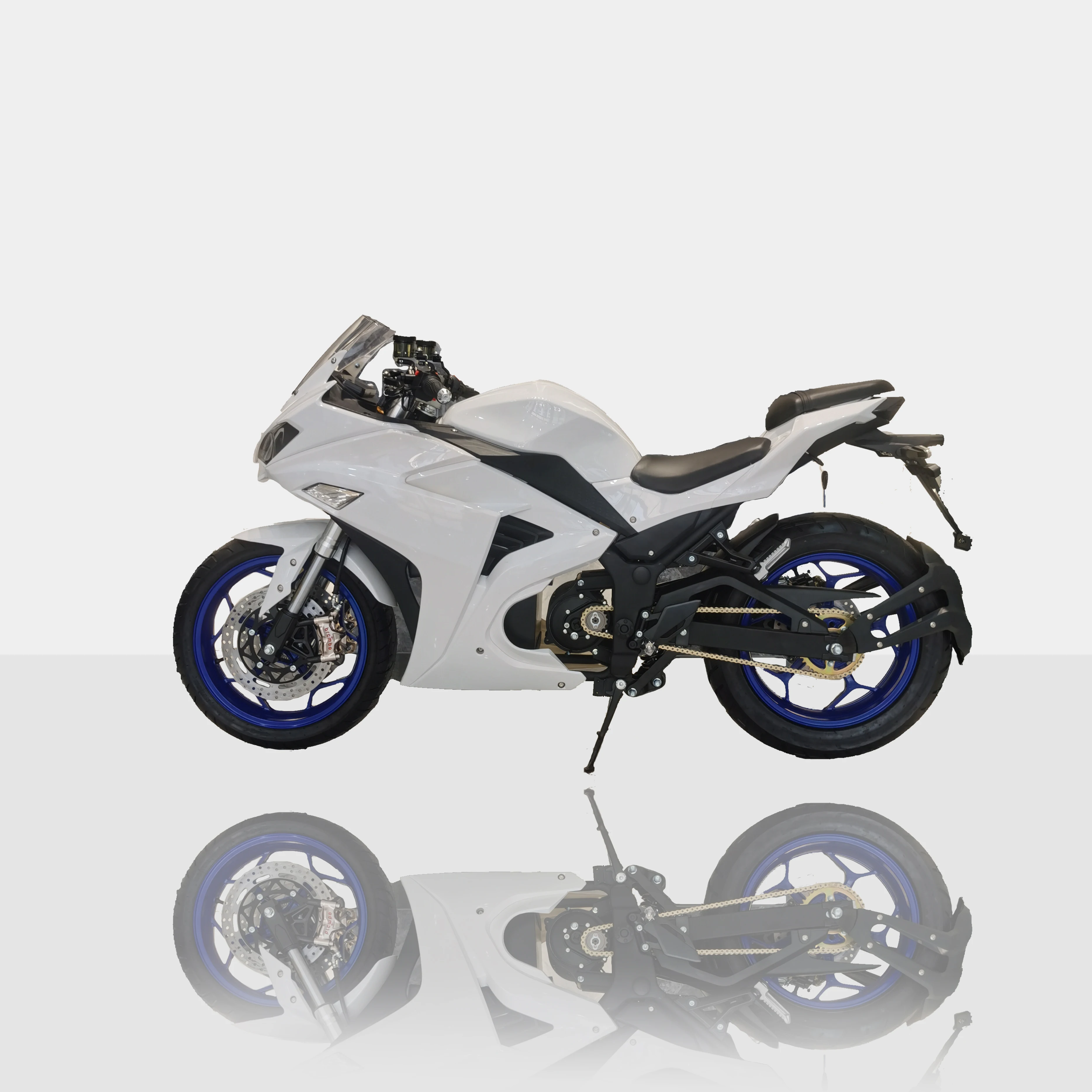 Mid-Chain Drive Motor 4000W R3 Motorcycles Drive 140KM/H Off-Road Electric Motorcycle