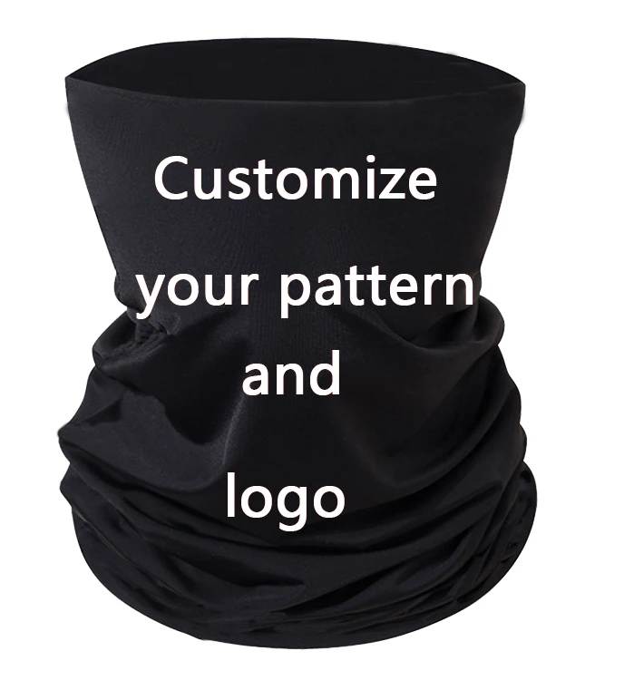 Customized Breathable Bandana Neck Gaiter Face Mask UV Protection Balaclava Headband Sport Scarf