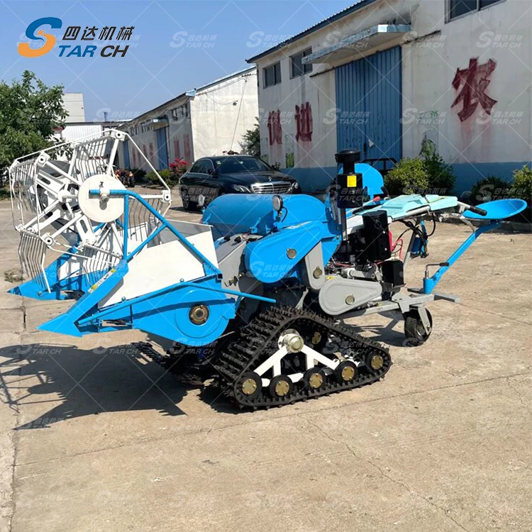 Small Rice / Wheat Grain Harvester for Sale Rice Harvester Mini