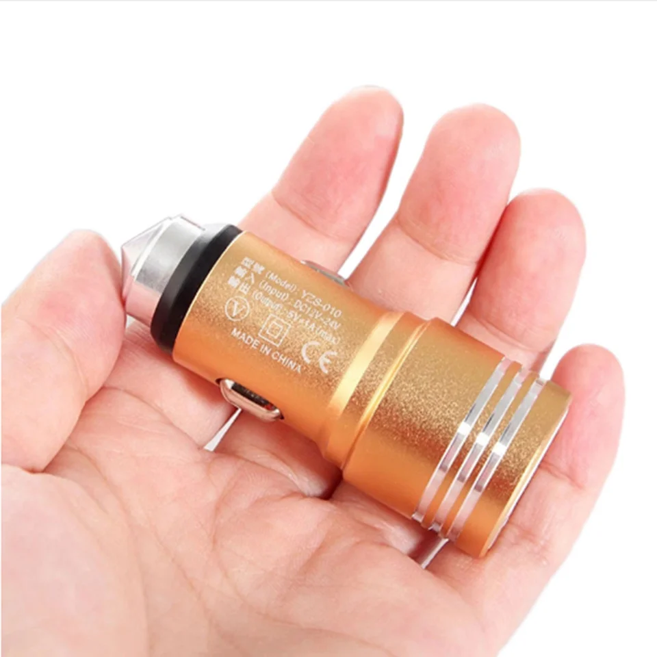 Whosale 5v 1.0A Universal Daul 2 Port USB Car Charger Adapter For Phone