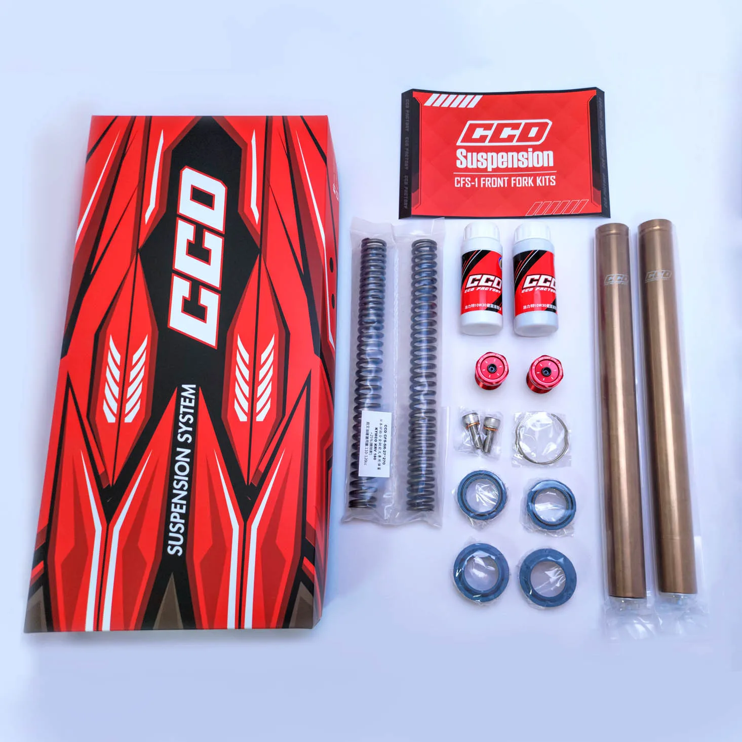 CCD CFS-1 double suspension fork folding touring bicycle