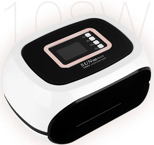 Nail Salon Fast Drying Two Hands Nail Polish Dryer SUN H6 Plus 108W UV LED Lamp