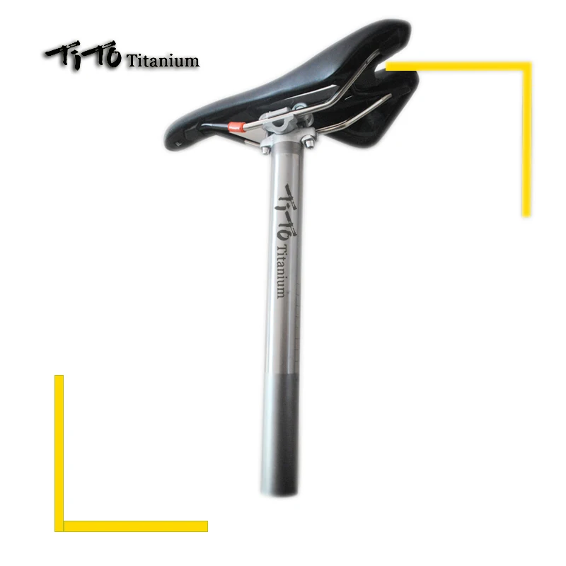 Тито титановый сплав Подседельный штырь для горного велосипеда MTB/дорожный велосипед 27 2/30 9/31 6 мм * 350 зажим-на Титан на подседельную трубу рамы алюминиевая