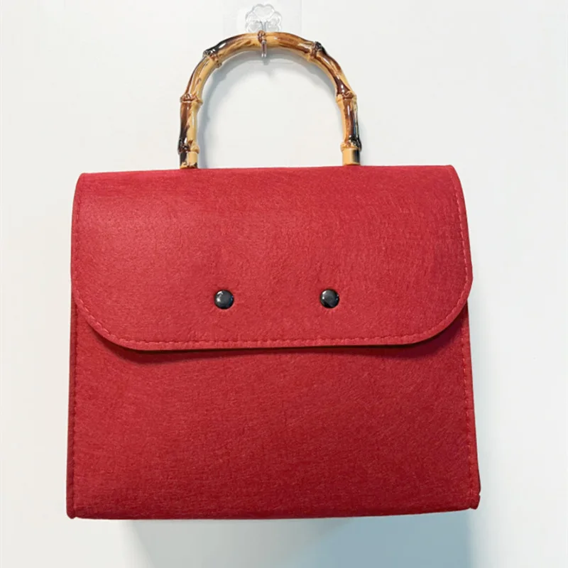 Custom your logo corporate gifts simple shopping tote bag eco-friendly felt novelties shopping bag