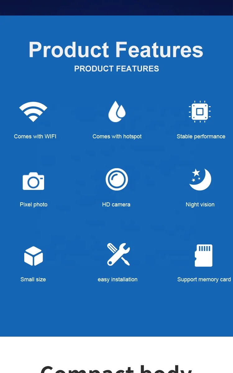 WiFi Action Camera SQ29 Sport DV Go Waterproof Pro Sports Video Bike Helmet Camera