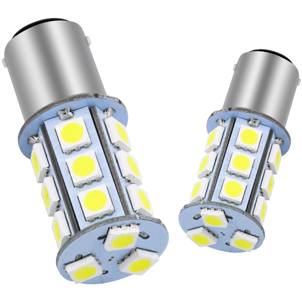 Wholesale 10-30V 198LM 1157 BA15D LED 5050 18SMD Auto White Bulb Navigation Marine Light Boat DJ160-Marine