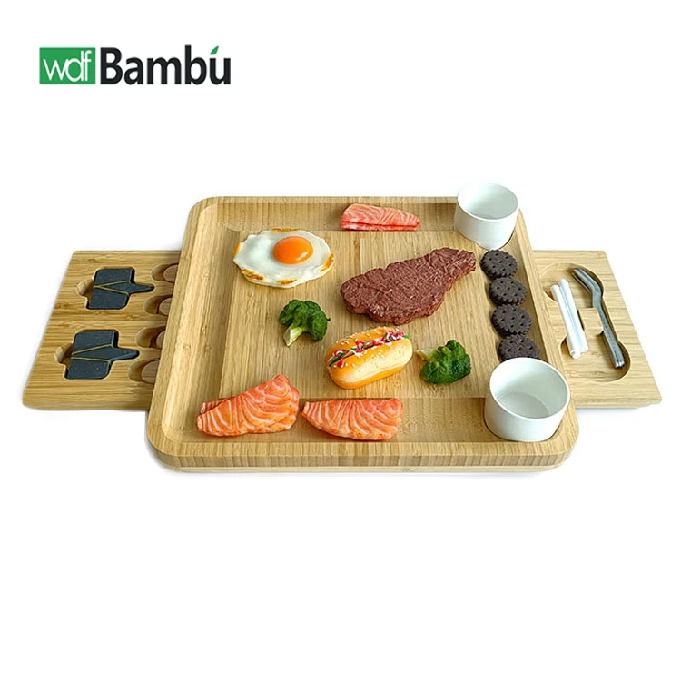 Доска для сыра tabla de queso с набором ножей tablas quesos en bambu charcuterie бамбуковые Сырные доски