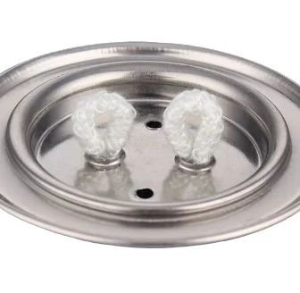 braided white oil lamp round fiberglass wicks