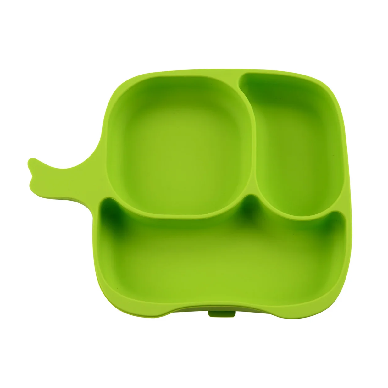 Baby training hands-on ability feeding with suction cup anti-dropping non-slip baby silicone plate