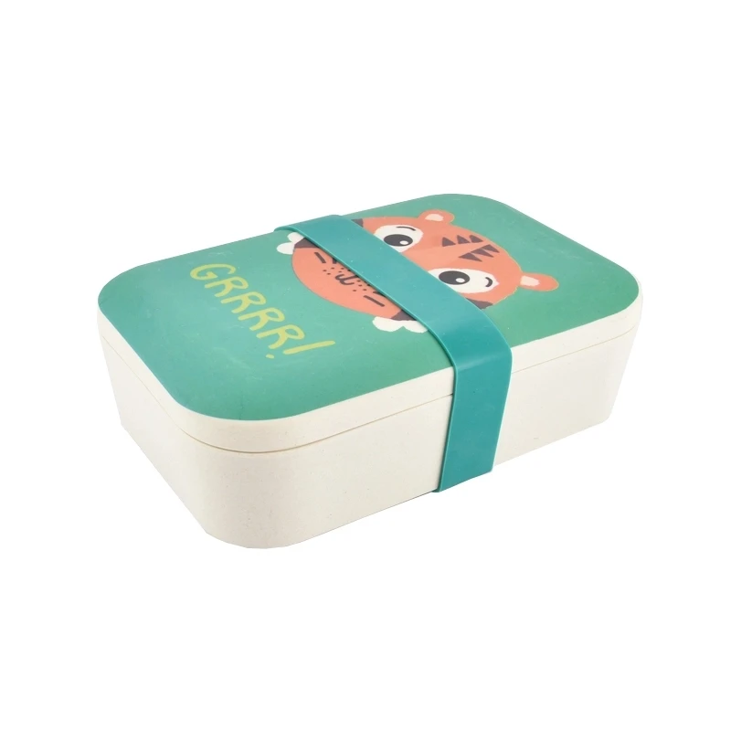 High Quality Modern Style Bamboo Fiber Lunch Box with Lid and Food container