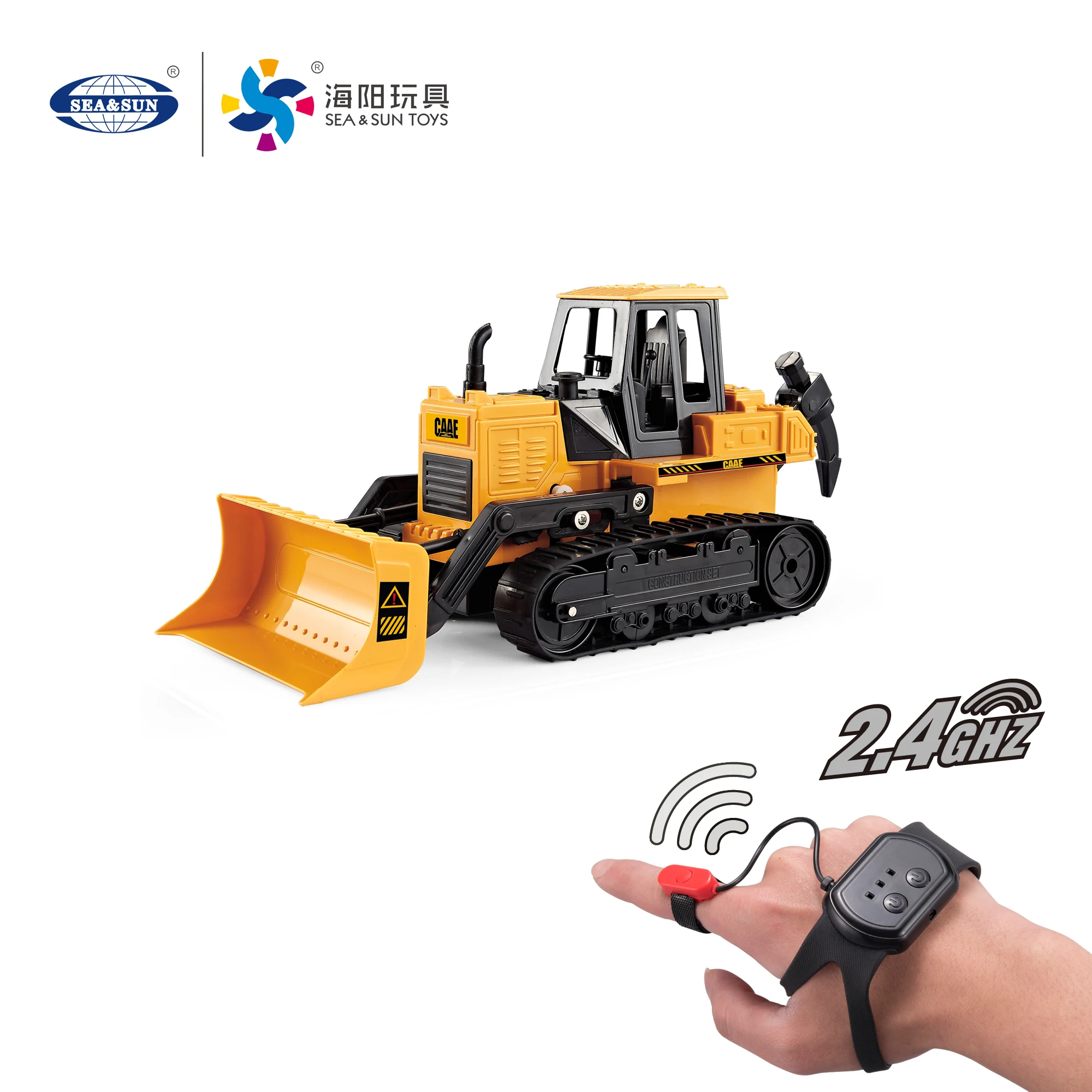 Wholesale Educational multifunction Car Toys RC Smart Toy remote control toy  excavator with music