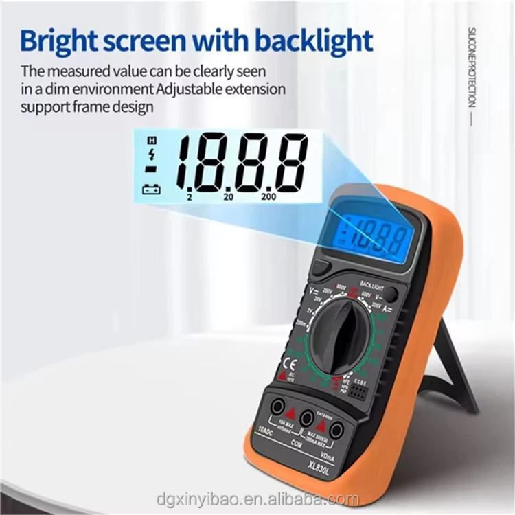 2024 XL830L digital display digital multimeter high cost performance high precision electrical measuring instruments and meters