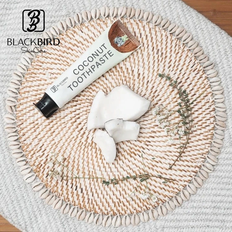 Private Label Organic Coconut Oil Anti-Plaque Toothpaste OEM/ODM Vegan Teeth Whitening Toothpaste