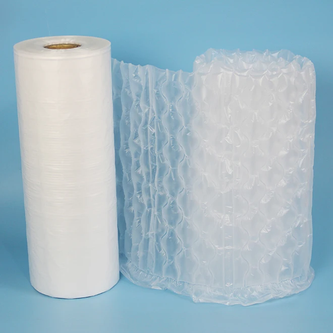 Top Selling High Quality Eco-Friendly PE Shockproof Air Bubble Pillow Strong Enough to Act as Air Cushion Film Filler