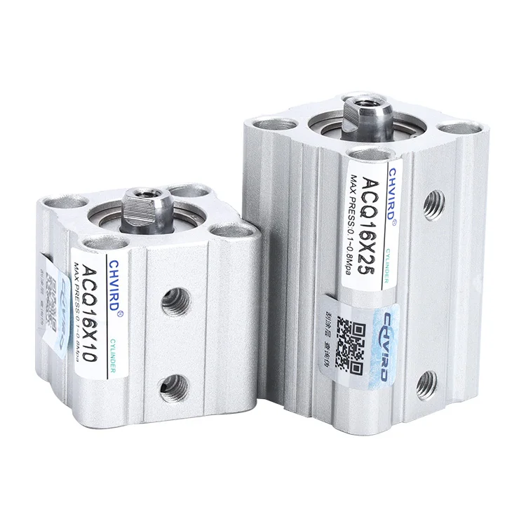 To Sale Airtac Type ACQ Series Compact Double Acting  Thin  Air Cylinder