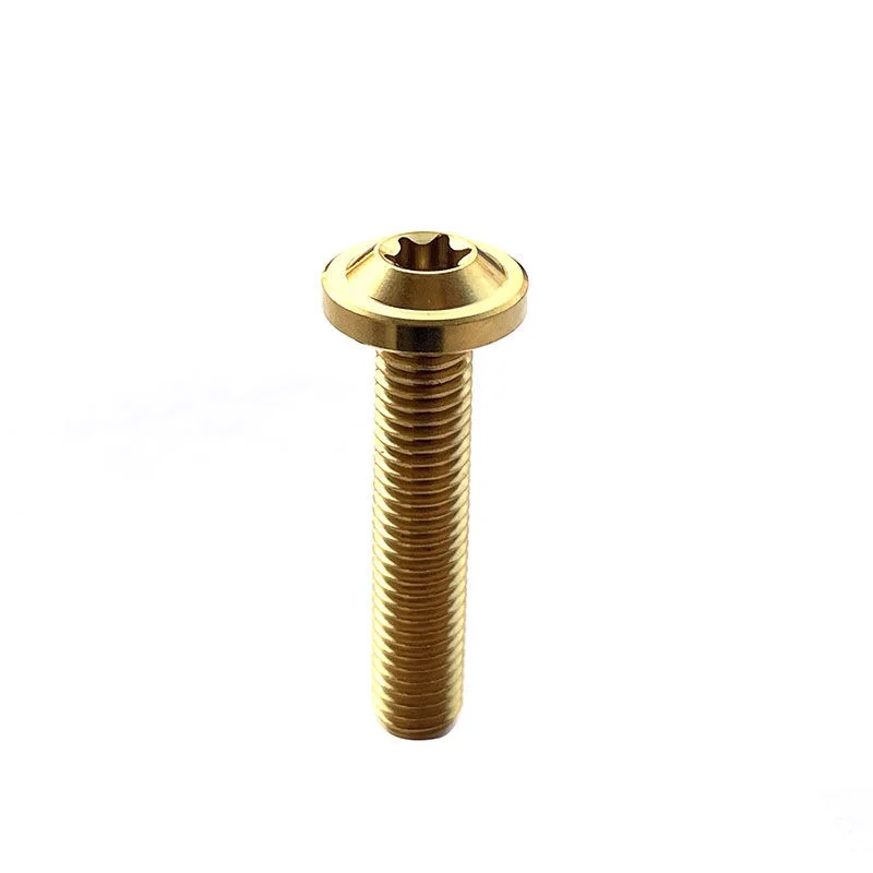 High Quality Titanium Alloy Cap  Head Bolts Gr5 Titanium Bolts m6 m8 Engine dress up bolts for motorcycle