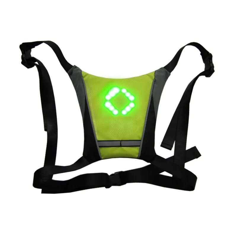 Wireless Reflective Warning Vests Smart Bicycle Indicators Vest Jacket chaleco de bicicleta LED Turn Signal Safety Vest Gilet